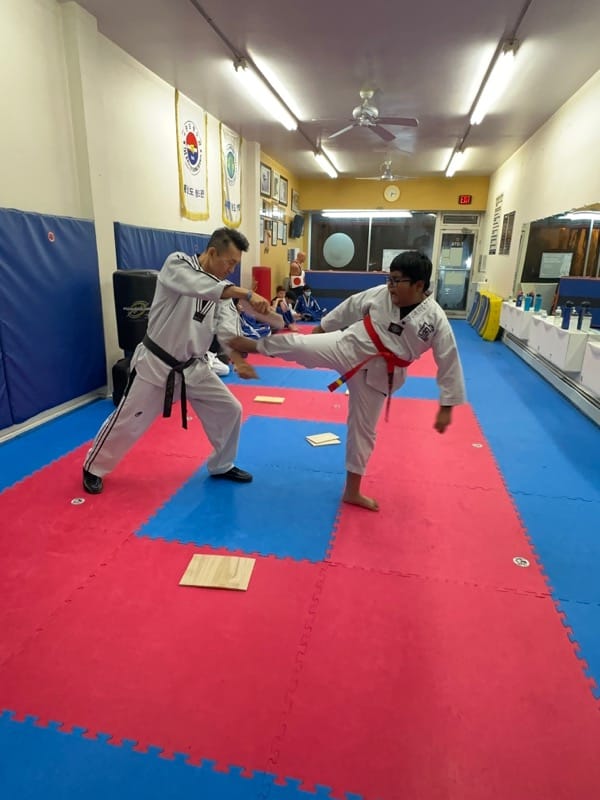 Another kick mid-test